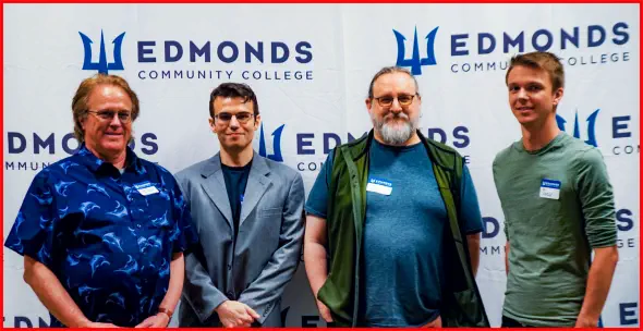 Mirror Sound's Ken Fordyce at Edmonds College for a meeting
